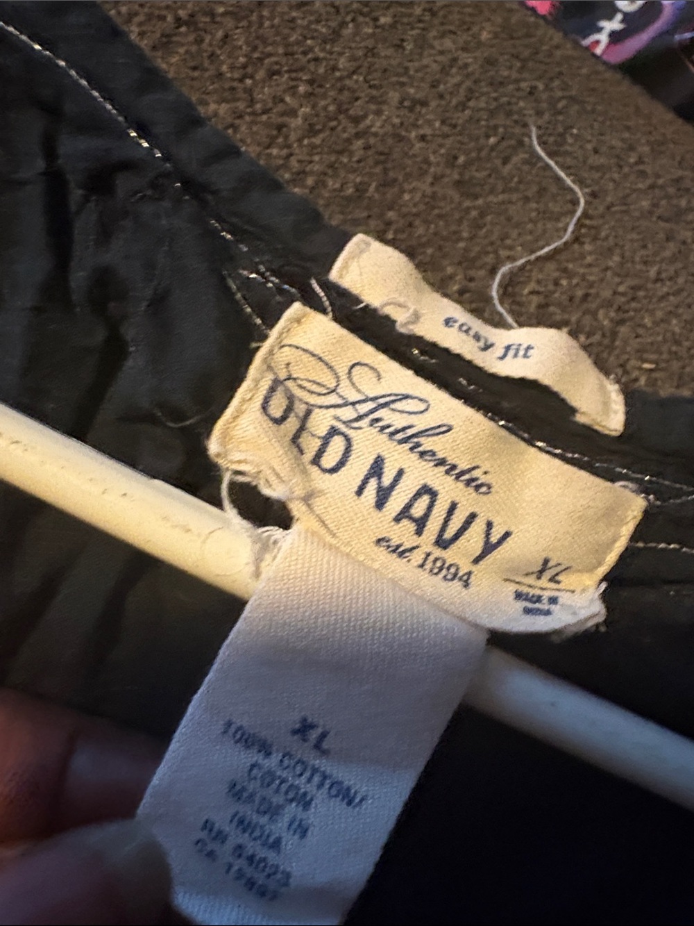Old Navy Black Beaded V-Neck Tunic - Picture 3 of 3